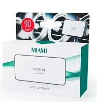 Дизайнерский ароматизатор для автомобиля VINOVE ORIGINAL MIAMI | МАЙЯМИ белый