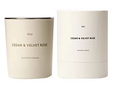 Аромасвеча CEDAR & VELVET ROSE SIU 240 GR